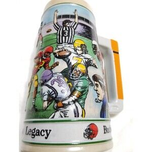 Anheuser-Busch Budweiser Sports Series Football Stein made in Brazil